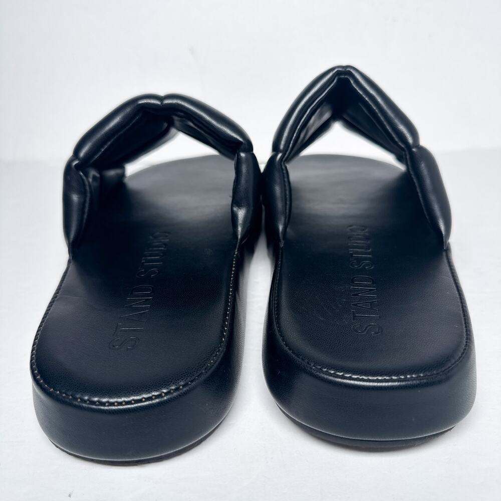 Stand Studio Lyrah Quilted Platform Slides 39 Black - Picture 9 of 9